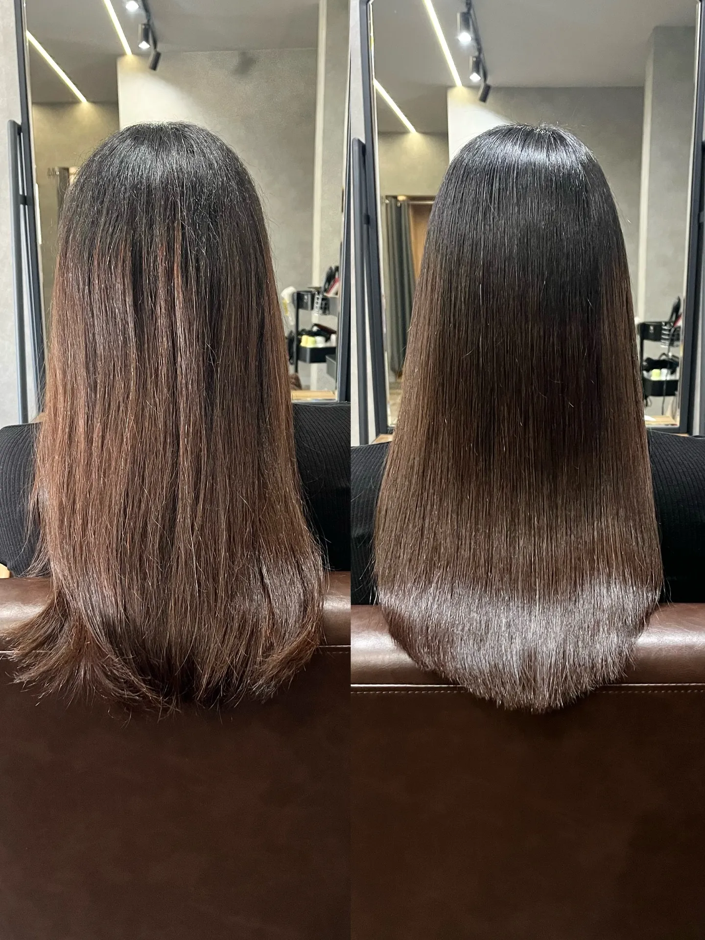 美髪矯正のビフォーアフター☺︎