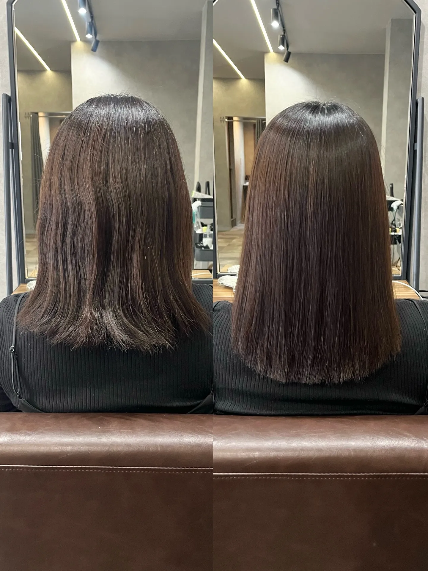 美髪矯正のビフォーアフター☺︎