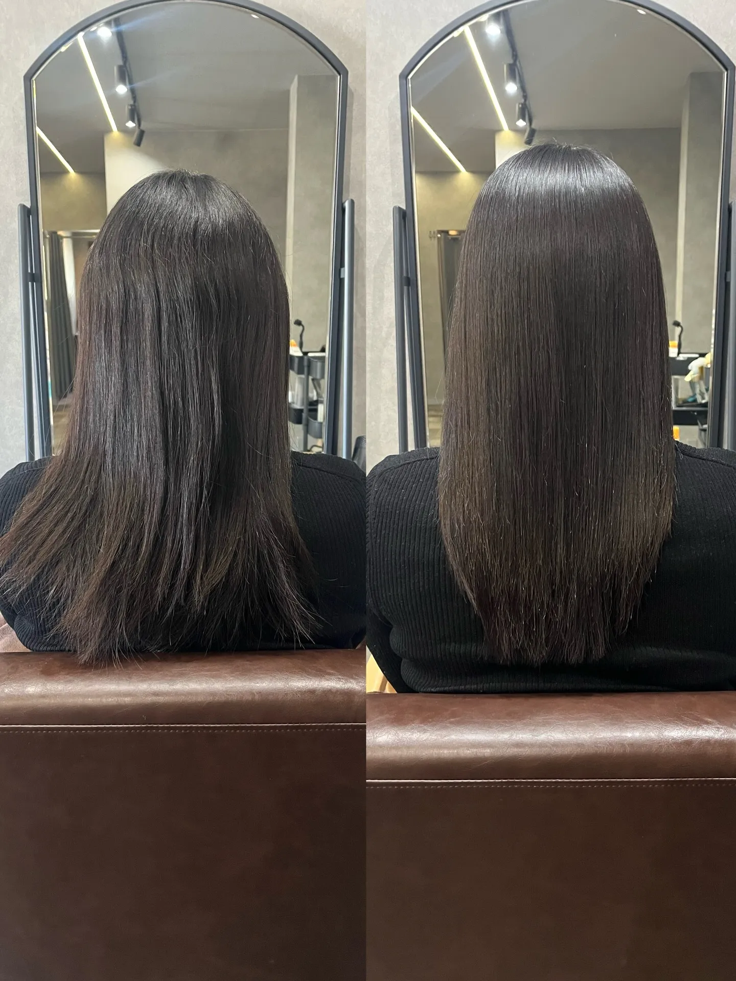 美髪矯正のビフォーアフター☺︎