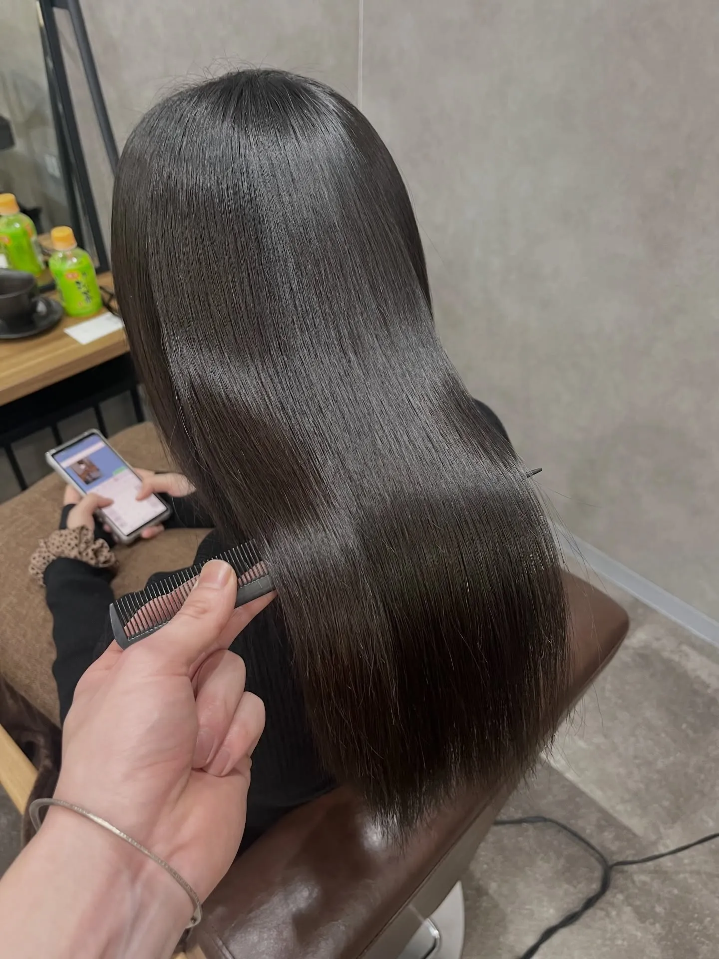 美髪矯正のビフォーアフター☺︎