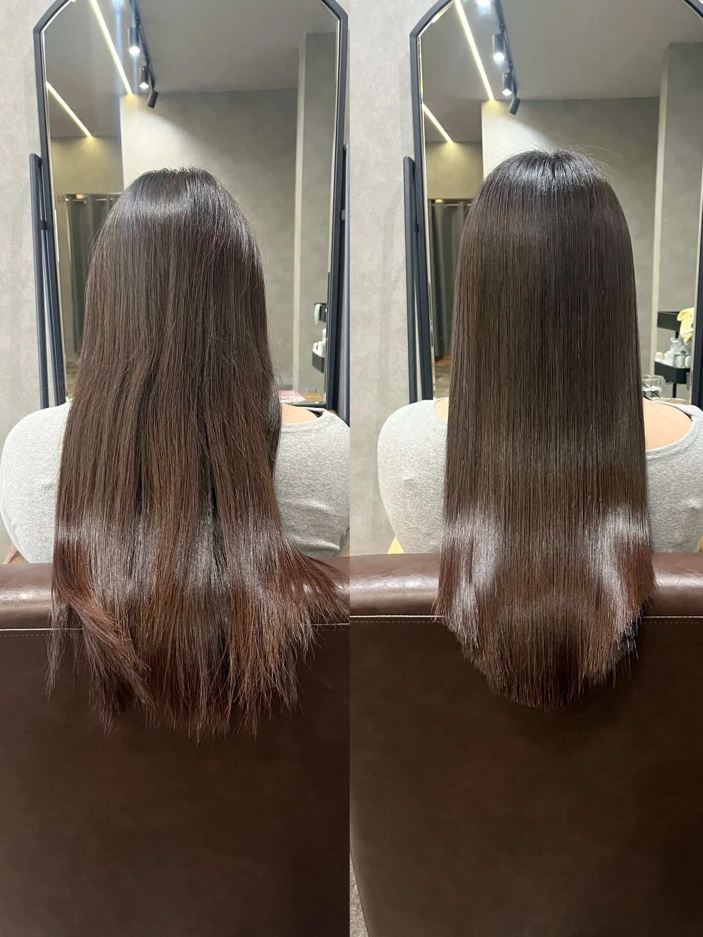 美髪矯正のビフォーアフター☺︎