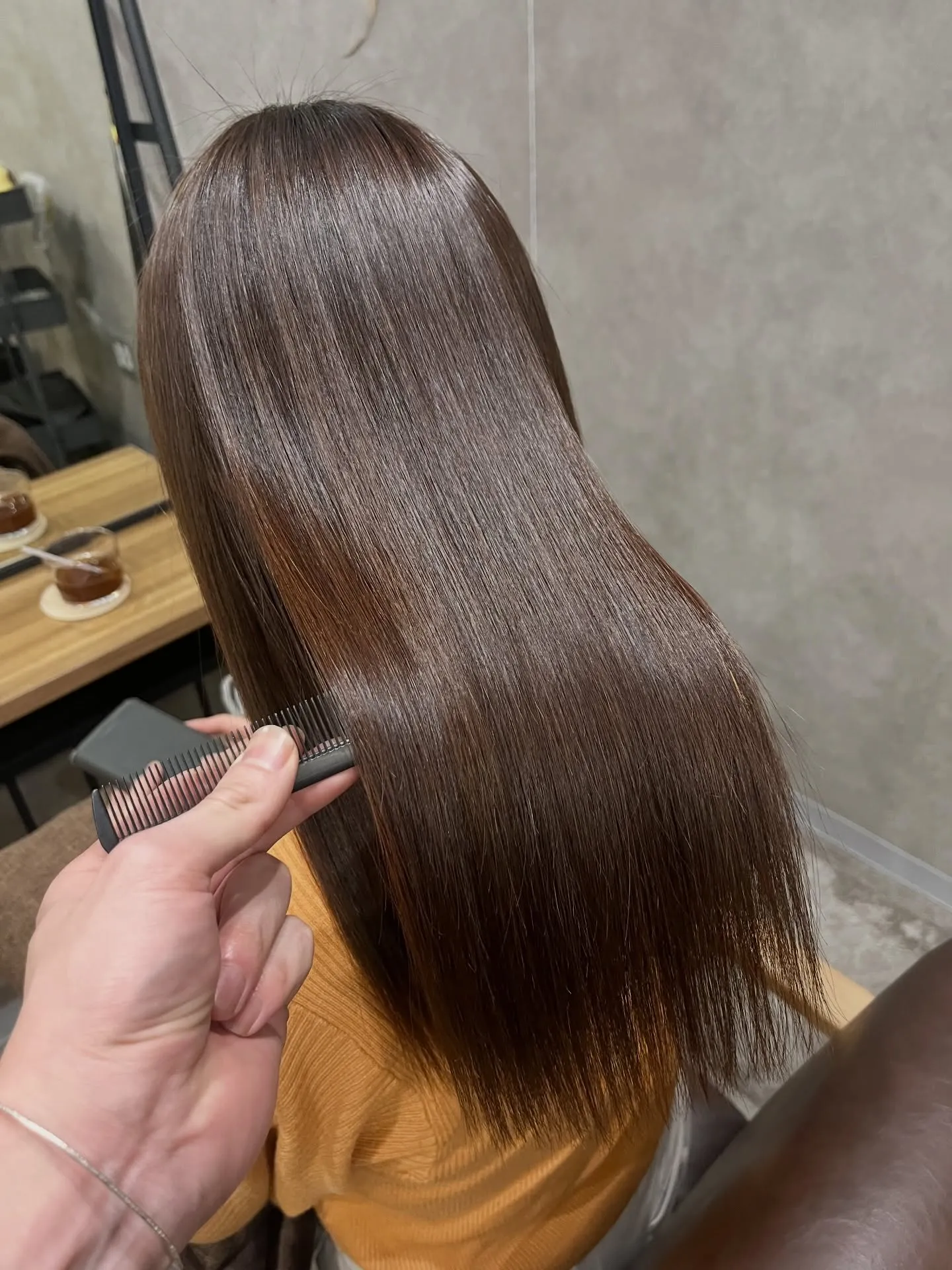 美髪矯正のビフォーアフター☺︎