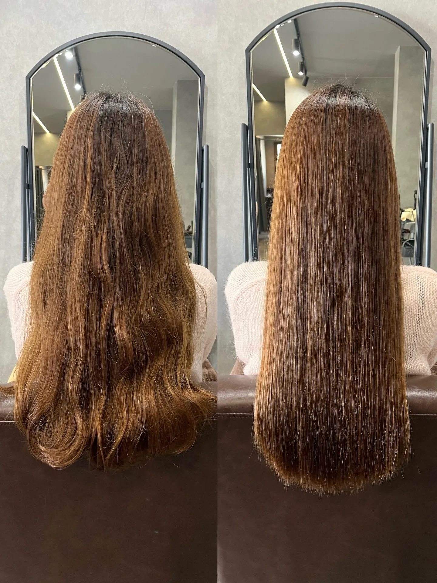 美髪矯正のビフォーアフター☺︎