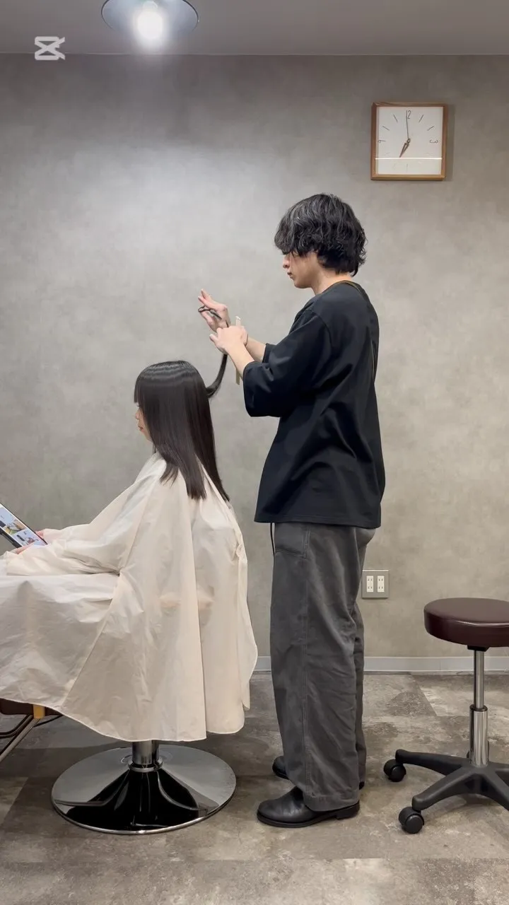 美髪矯正で憧れのツヤ髪に☺︎