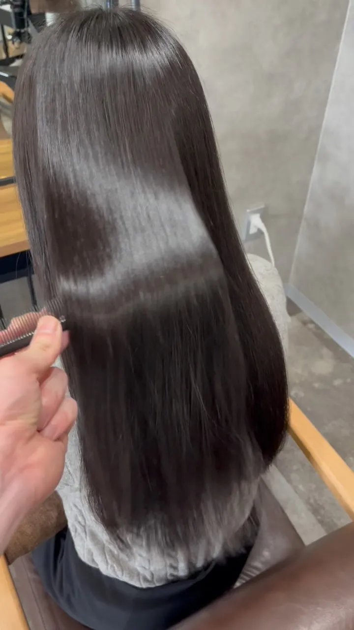 美髪矯正のビフォーアフター☺︎