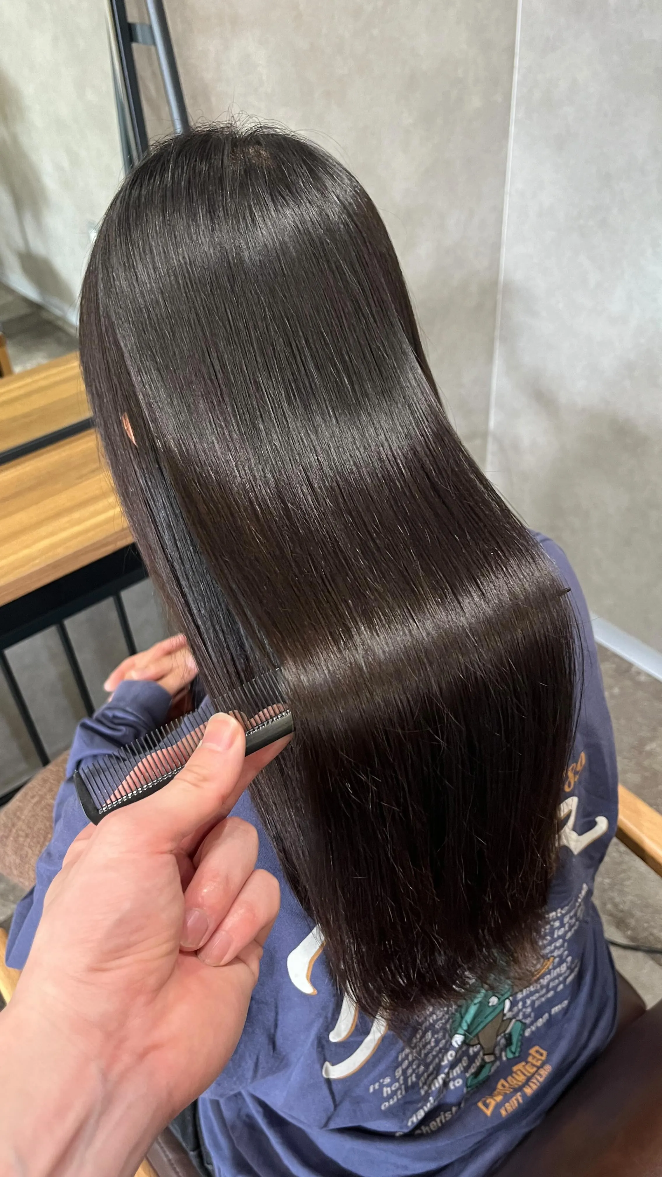 美髪矯正で憧れのツヤ髪に☺︎