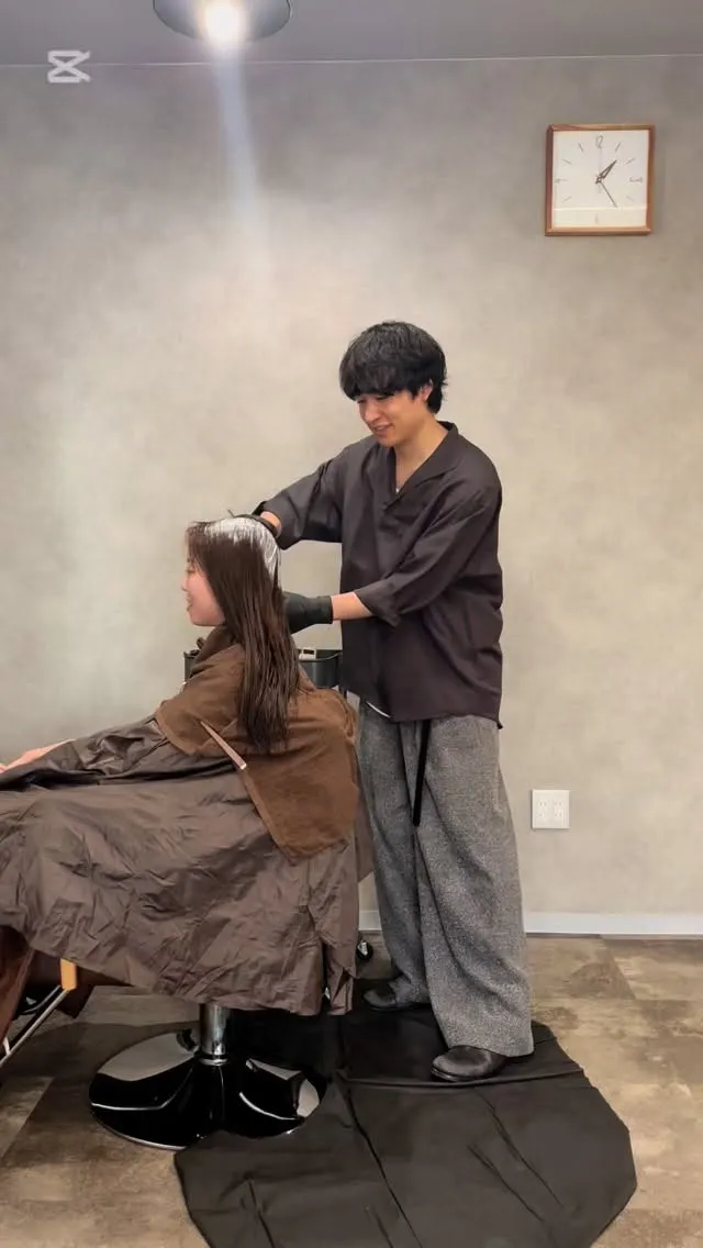 ツヤ髪×顔まわりレイヤー☺︎