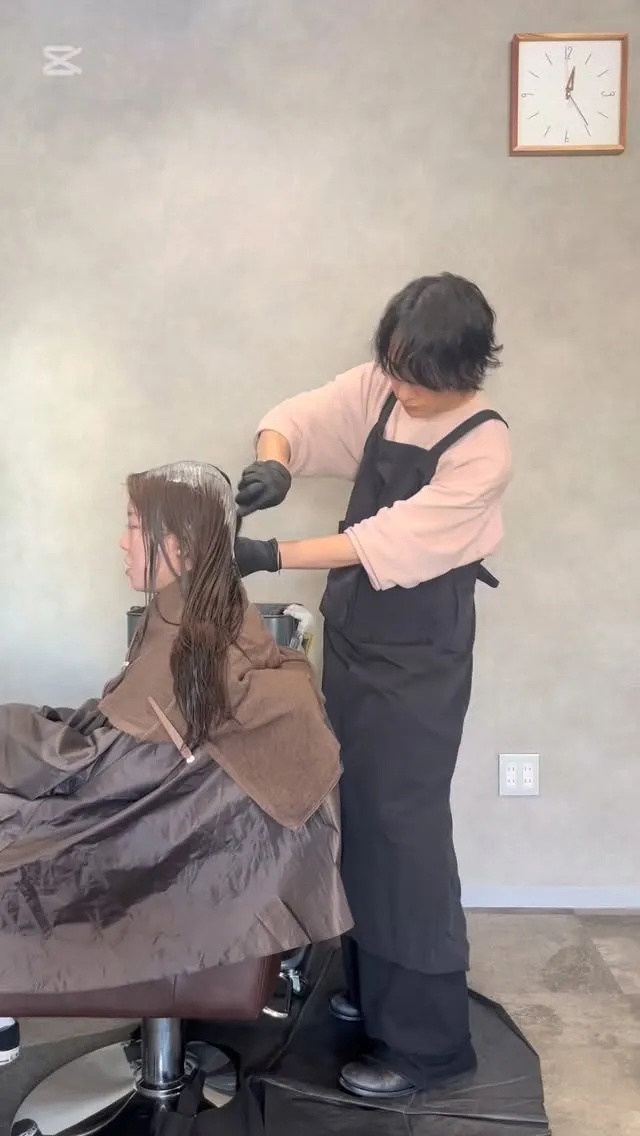 ツヤカラー×髪質改善ヘアエステ☺︎