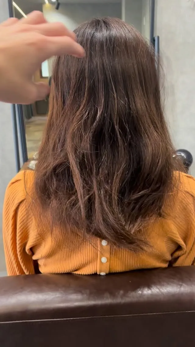 美髪矯正のビフォーアフター☺︎