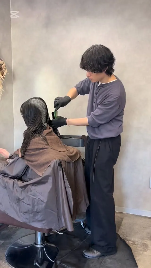 美髪矯正で憧れのツヤ髪に☺︎
