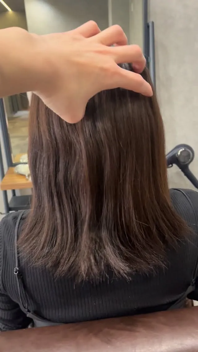 美髪矯正のビフォーアフター☺︎