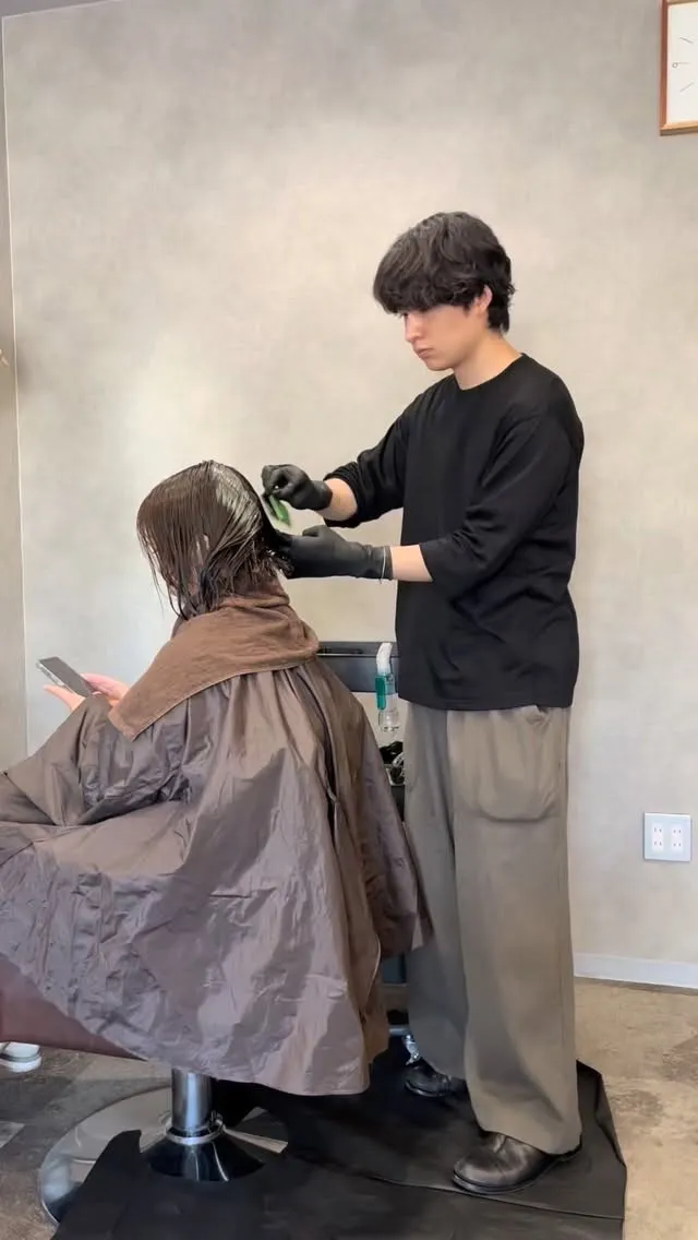 美髪矯正で憧れのツヤ髪に☺︎